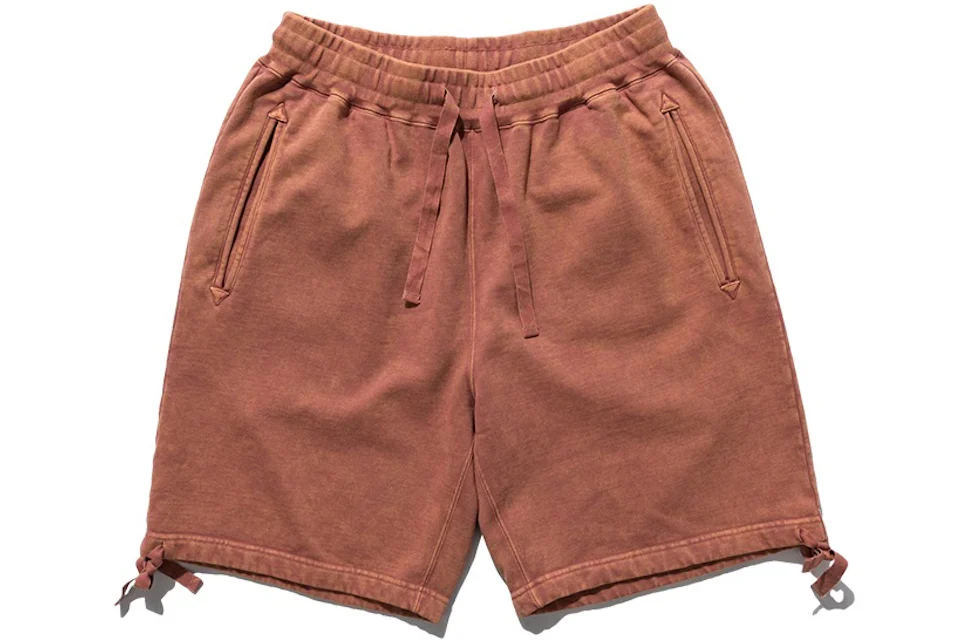 SOULGOODS Washed Knit Shorts Red