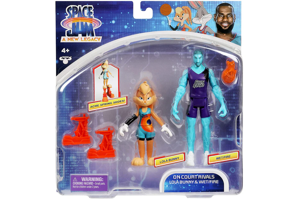 SPACE JAM: A New Legacy - 2 Pack - On Court Rivals - Lola & Wet/Fire Action Figures