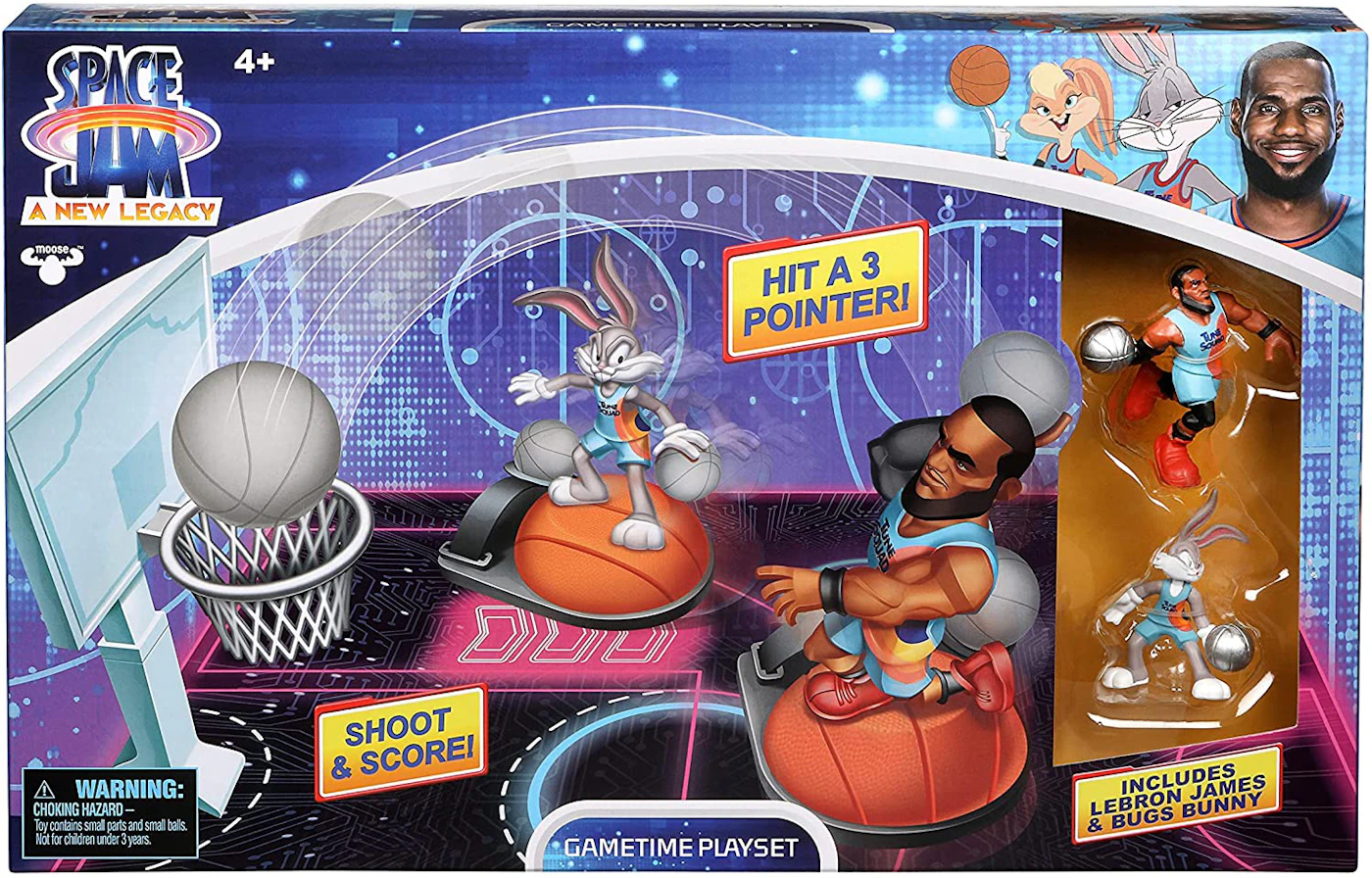 Space Jam A New Legacy - Gametime Playset with Lebron & Bugs Bunny ...
