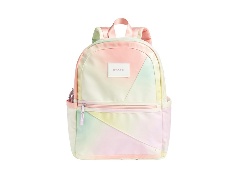 STATE Kane Double Pocket Backpack Metallic Tie Dye Patchwork