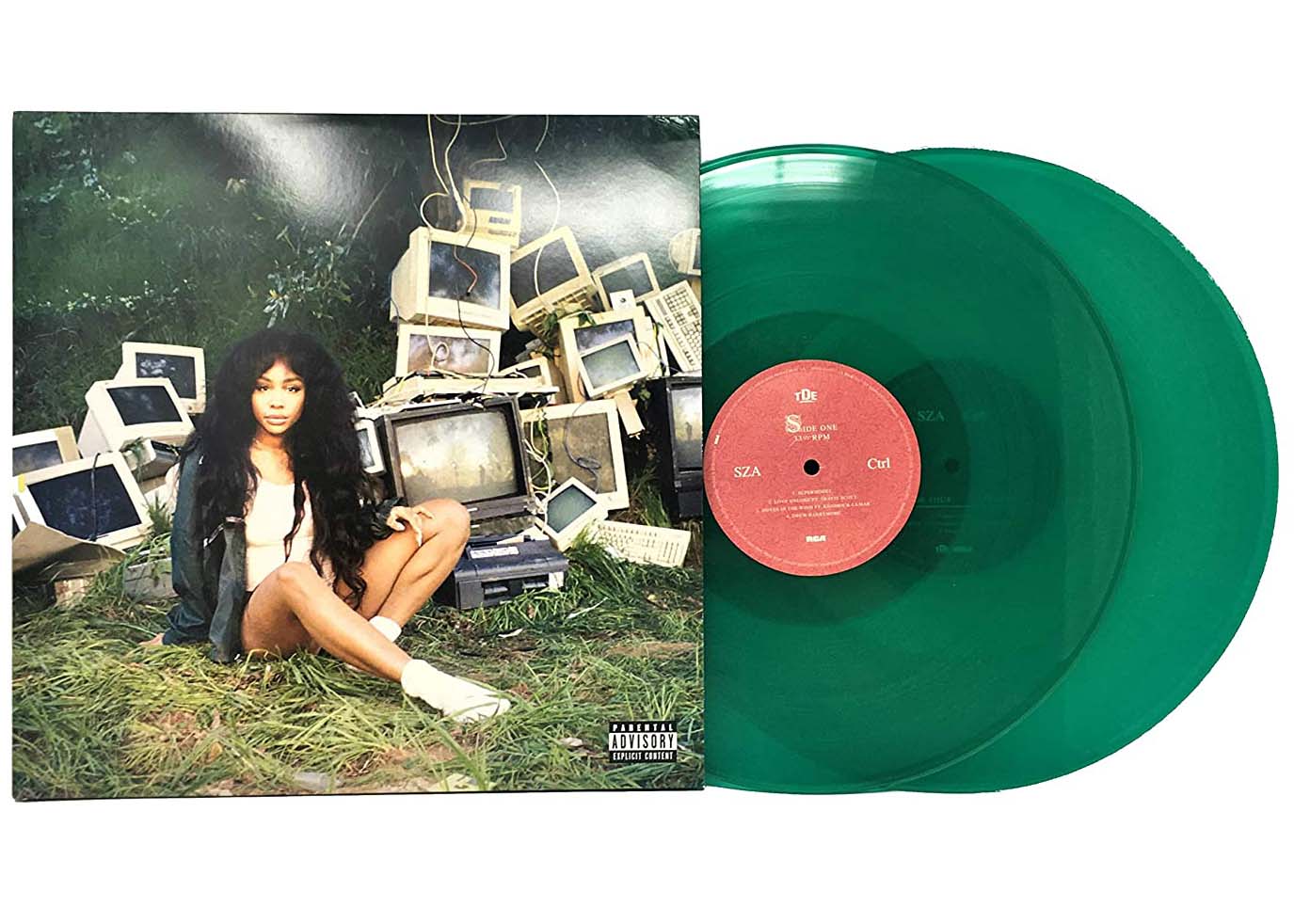 SZA Ctrl 2XLP Vinyl Translucent Green