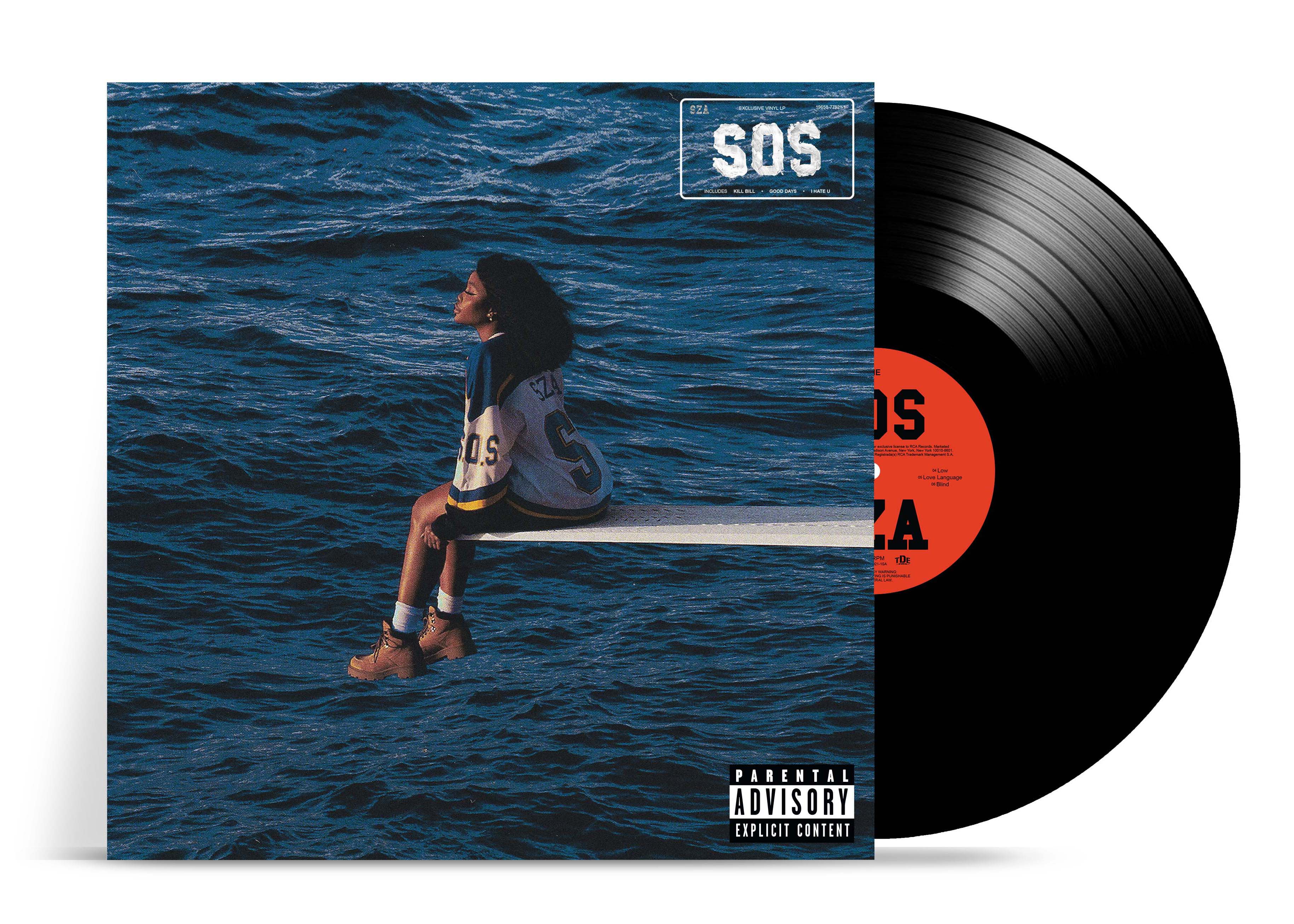 SZA SOS LP Vinyl Black