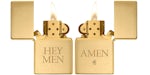 Sabrina Carpenter Hey Men Amen Zippo Lighter Gold
