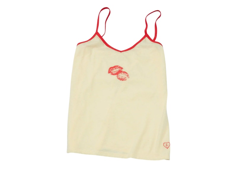 sabrina rosy 144cm キスマーク　バイン Sabrina Carpenter Kiss Mark Tank Light Tan - SS25 - US
