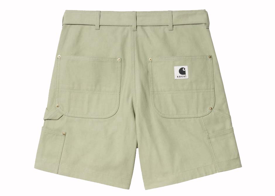 Sacai x Carharrtt WIP Duck Shorts Light Green メンズ - SS24 - JP