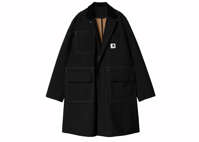 Sacai x Carharrtt WIP Suiting Bonding Coat Black メンズ - SS24 - JP