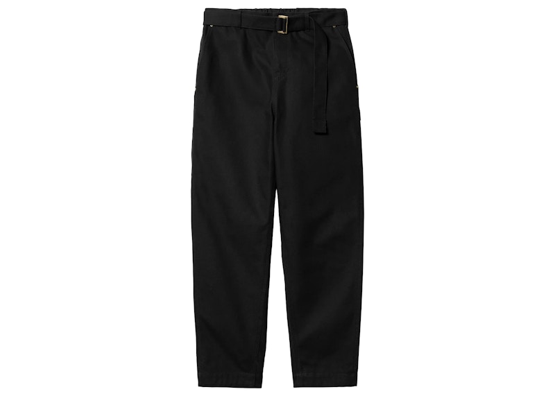 sacai × carhartt WIP Canvas Pants 黒2サカイ×カーハート - ワーク