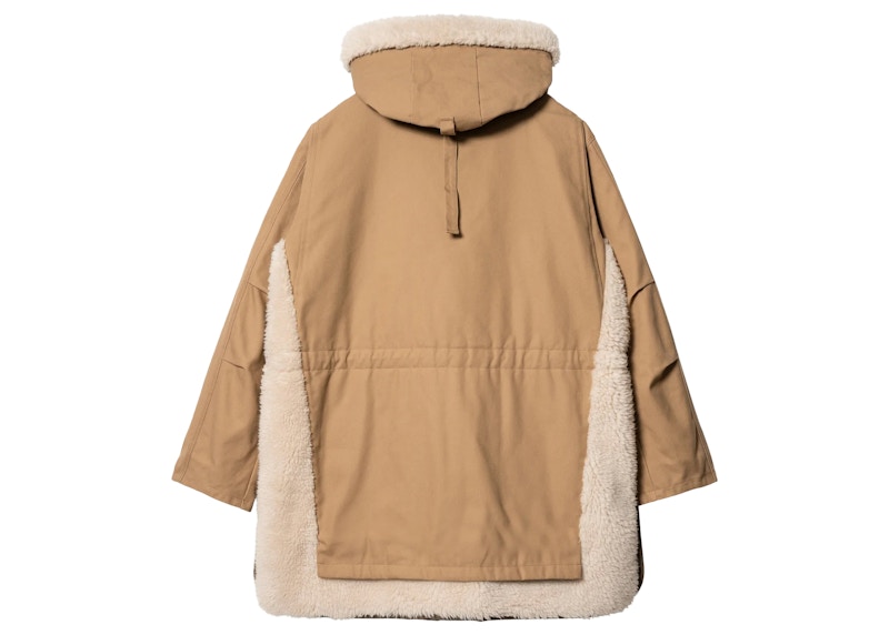 Sacai x Carhartt WIP Canvas Siberian Parka Beige Men's - FW23 - US