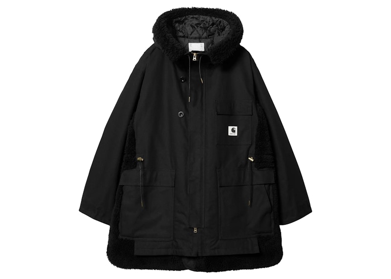 Sacai x Carhartt WIP Women's Canvas Siberian Parka Black - FW23 - US