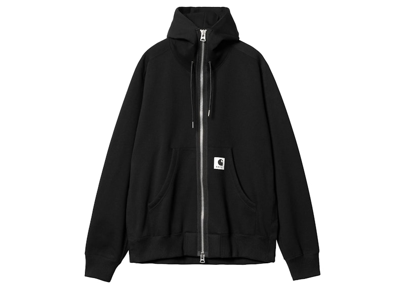 柄デザイン無地ワンポイントsacai x Carhartt WIP Hoodie