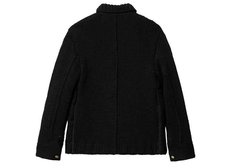 Sacai x Carhartt WIP Knit Michigan Jacket Black