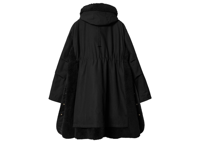 Sacai x Carhartt WIP Women's Canvas Siberian Parka Black - FW23 - US