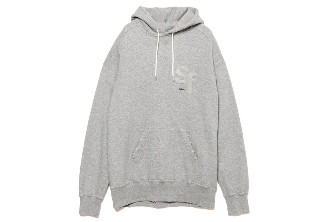 Pre-owned Sacai X Fragment The Classic Hoodie Grey
