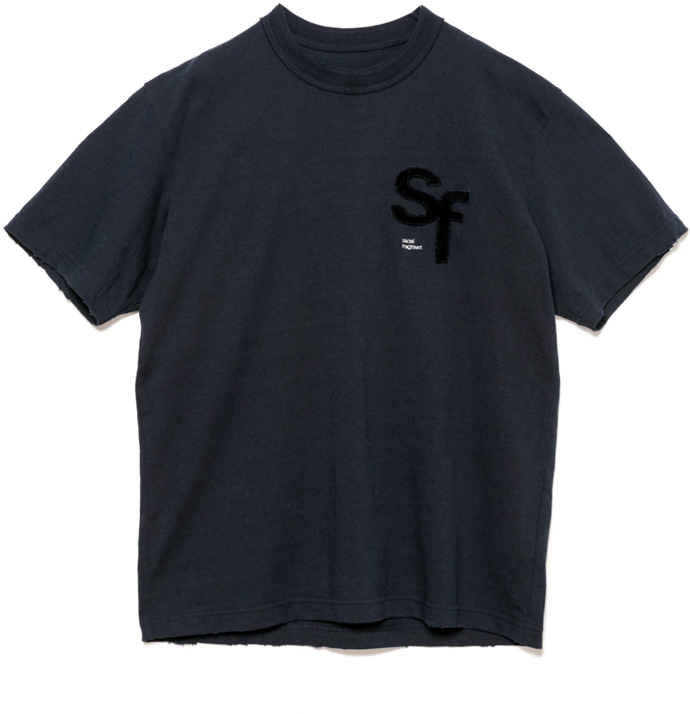 Sacai x Fragment The Classic T-shirt Navy Men's - SS21 - US