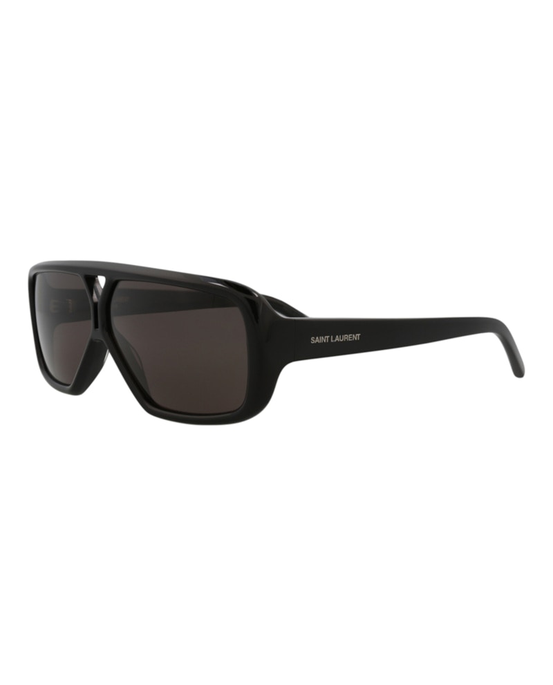 Pre-owned Saint Laurent Women's Aviator Sunglasses/ (sl569y30014006001) (sl569y In Black/black (sl569y