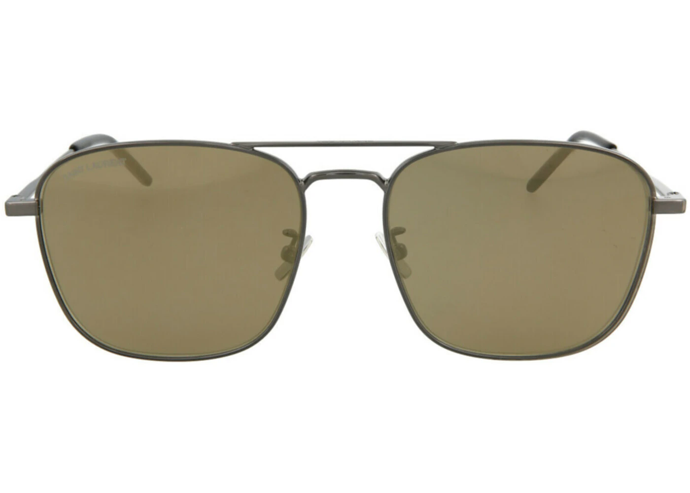 Saint Laurent Aviator Sunglasses Ruthenium/Brown (SL309-30008020-012 ...