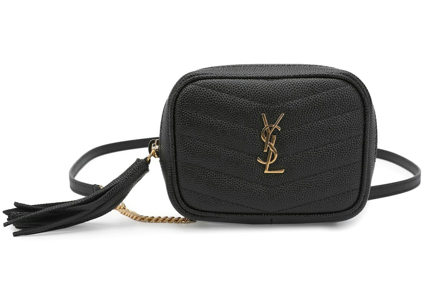Saint Laurent Baby Lou Bag Black In Leather With Gold Tone Saint Laurent Baby Lou Bag Black In Leather With Gold Tone