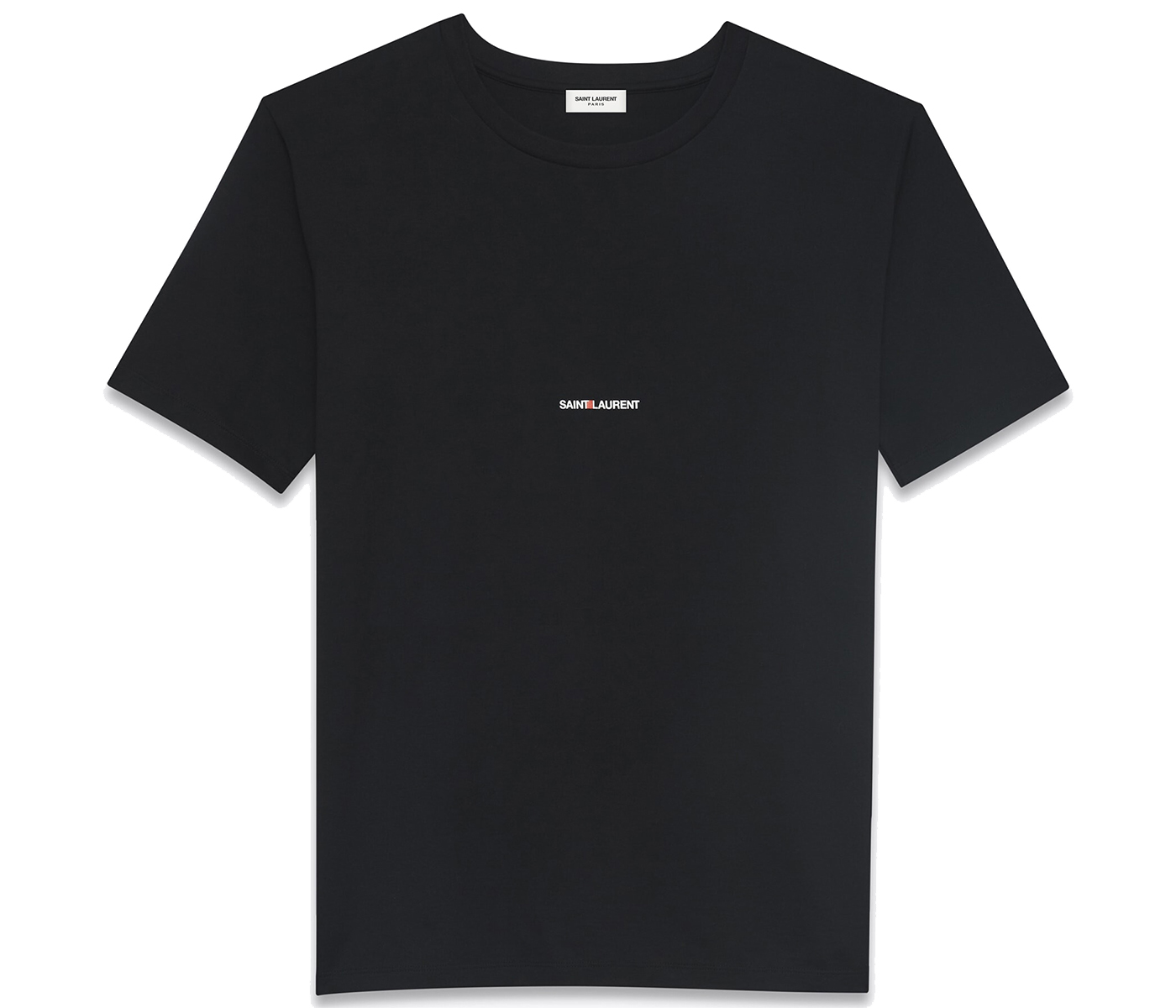 Saint Laurent Basic Logo T-shirt Black
