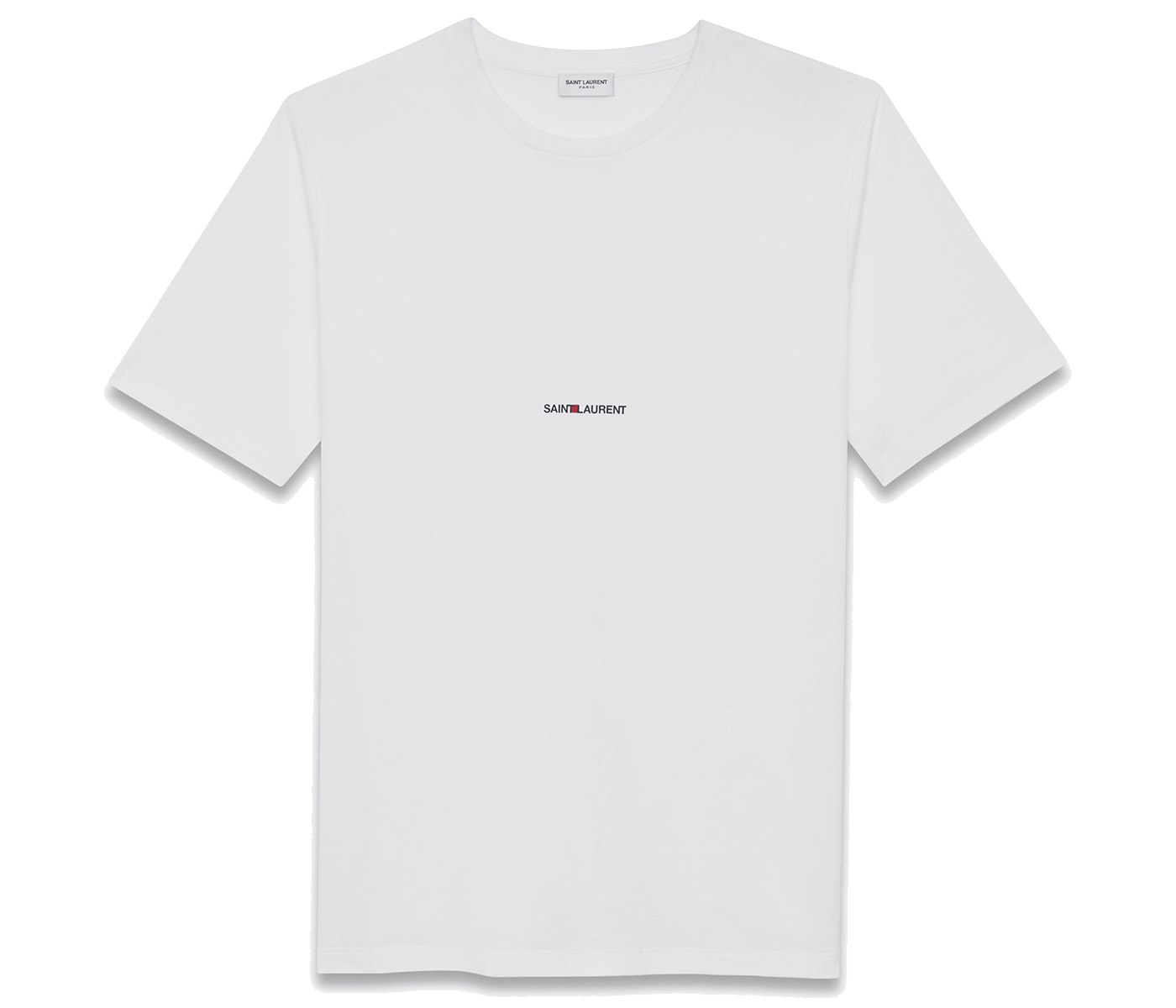 Saint Laurent Basic Logo T-shirt White Men's - SS22 - US