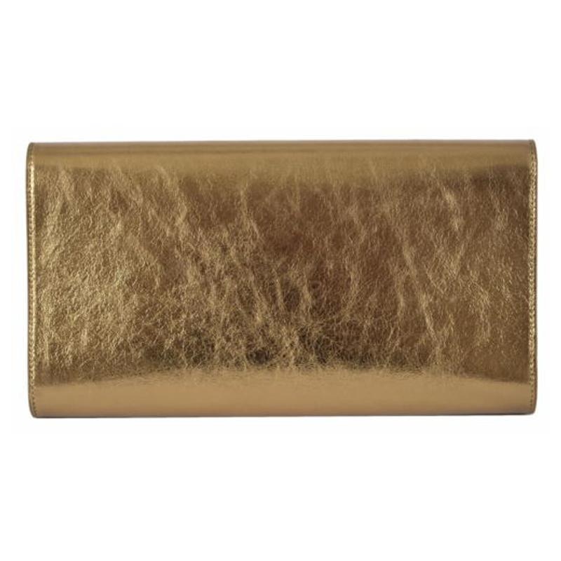 Ysl gold clutch discount bag