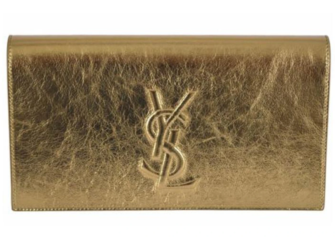 Saint laurent clutch gold Clearance
