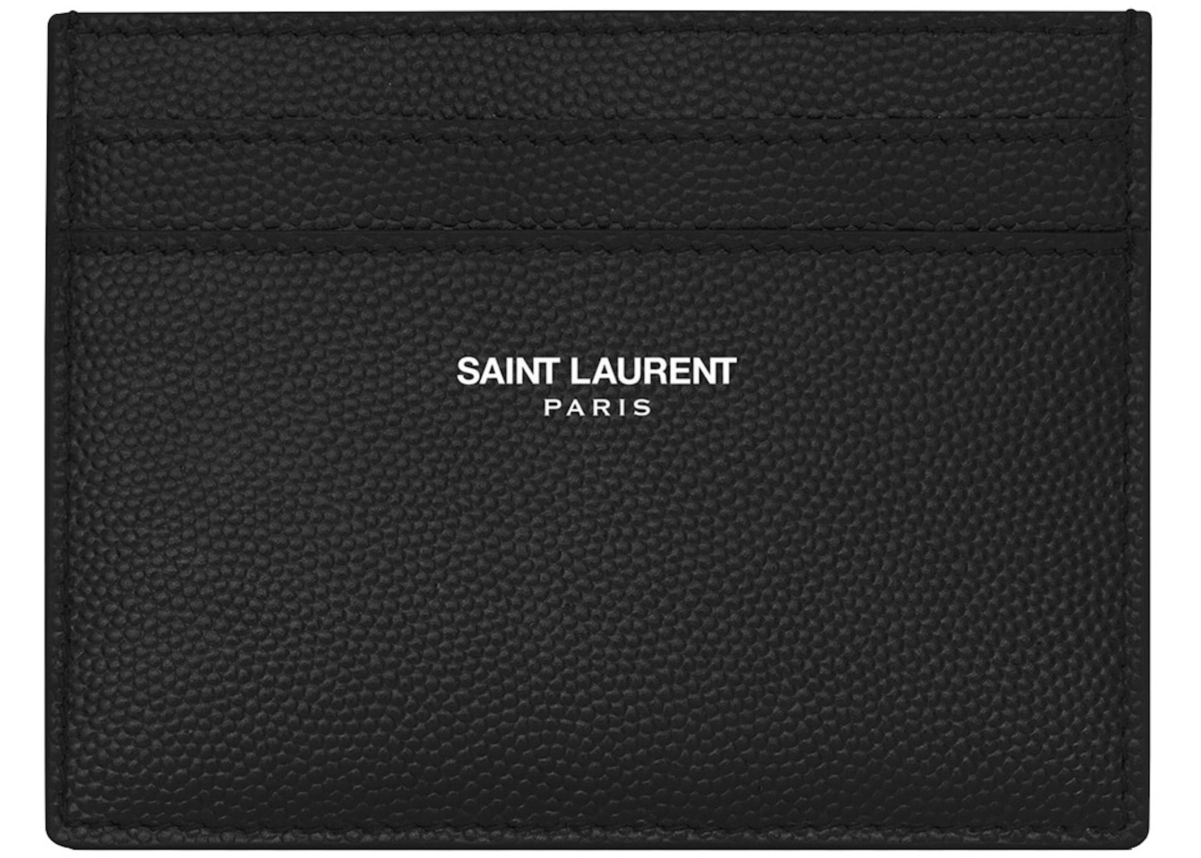 Yves Saint Laurent Pink Monogram Quilted Leather Card Case w/ Gold Hardware  Rare