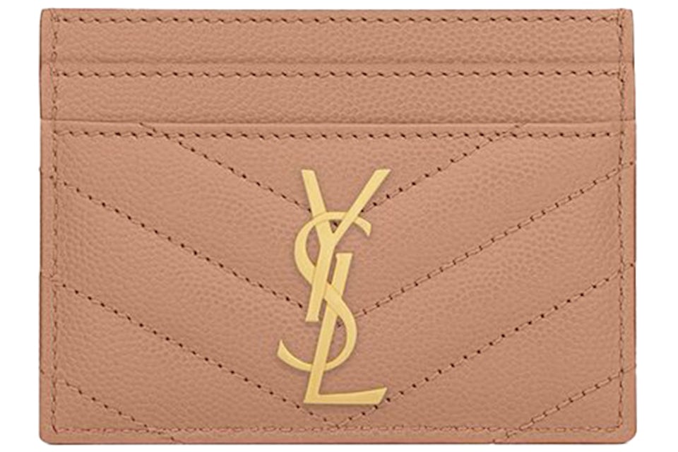 Ysl card holder powder Clearance