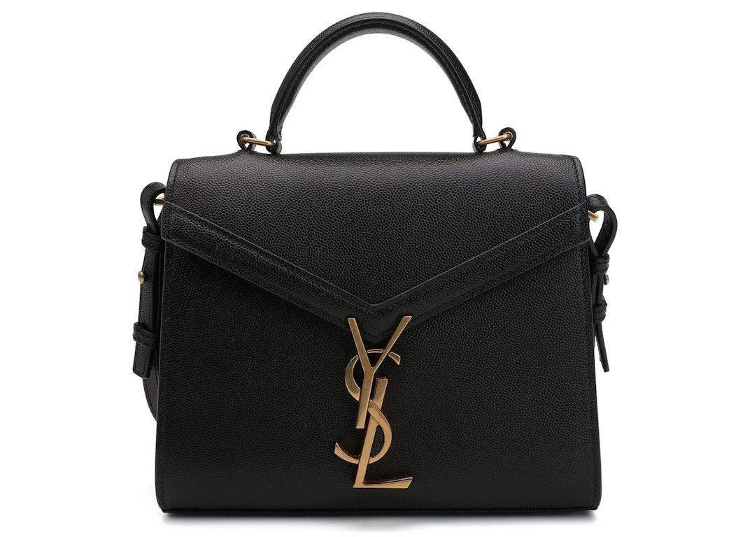 Pre-owned Saint Laurent Cassandra Tote Bag Mini Black