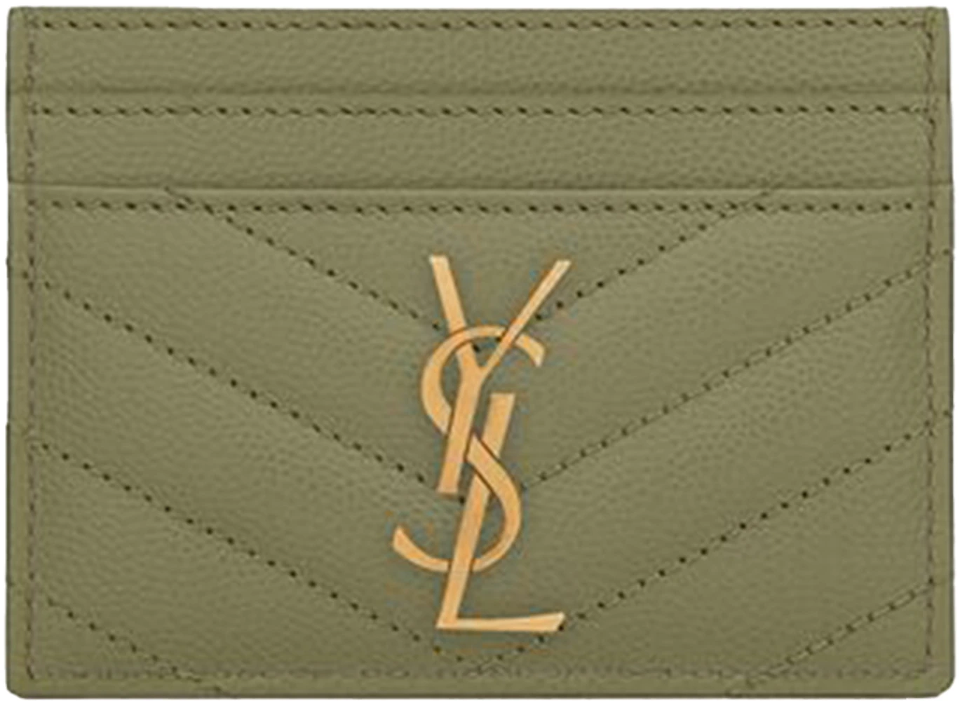 CASSANDRE MATELASSÉ Large zipped pouch in grain de poudre embossed leather, Saint Laurent