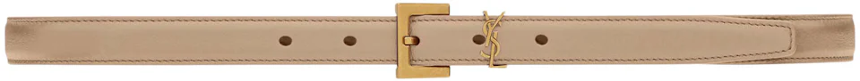 Monogram square-buckle belt