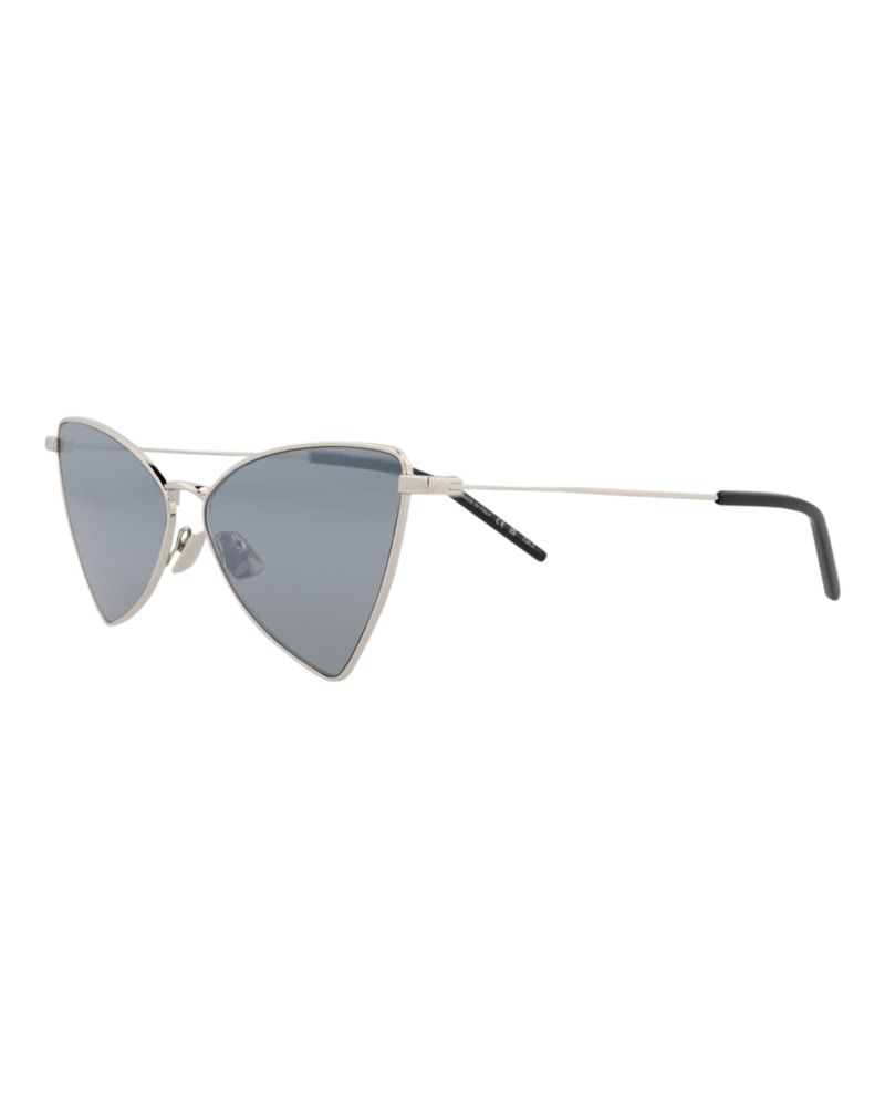 Saint Laurent Cat Eye-Frame Metal Sunglasses Silver Silver Silver (Sl303jerry-30007822-010)