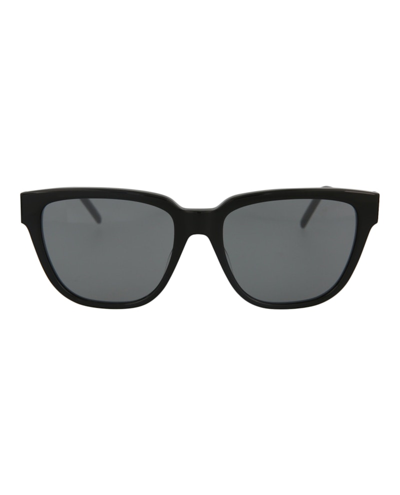 Saint Laurent Cat Eye Sunglasses Black/Black/Silver (Slm48s-30007876-003)