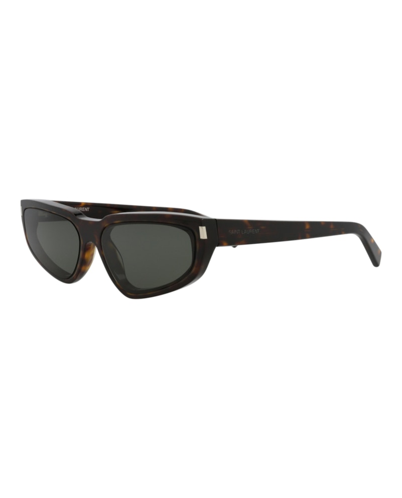 Saint Laurent Cat Eye Sunglasses Havana Havana Grey