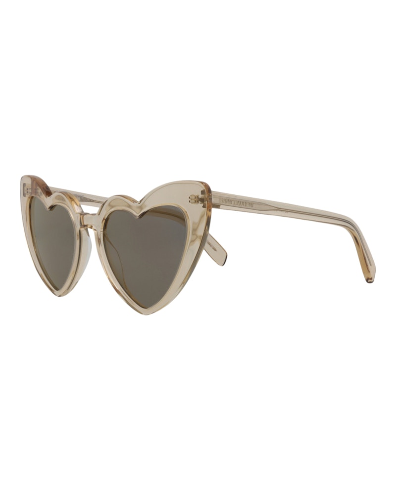 Pre-owned Saint Laurent Women's Cat Eye Sunglasses/30001643027) In Nude/copper (sl181loulo