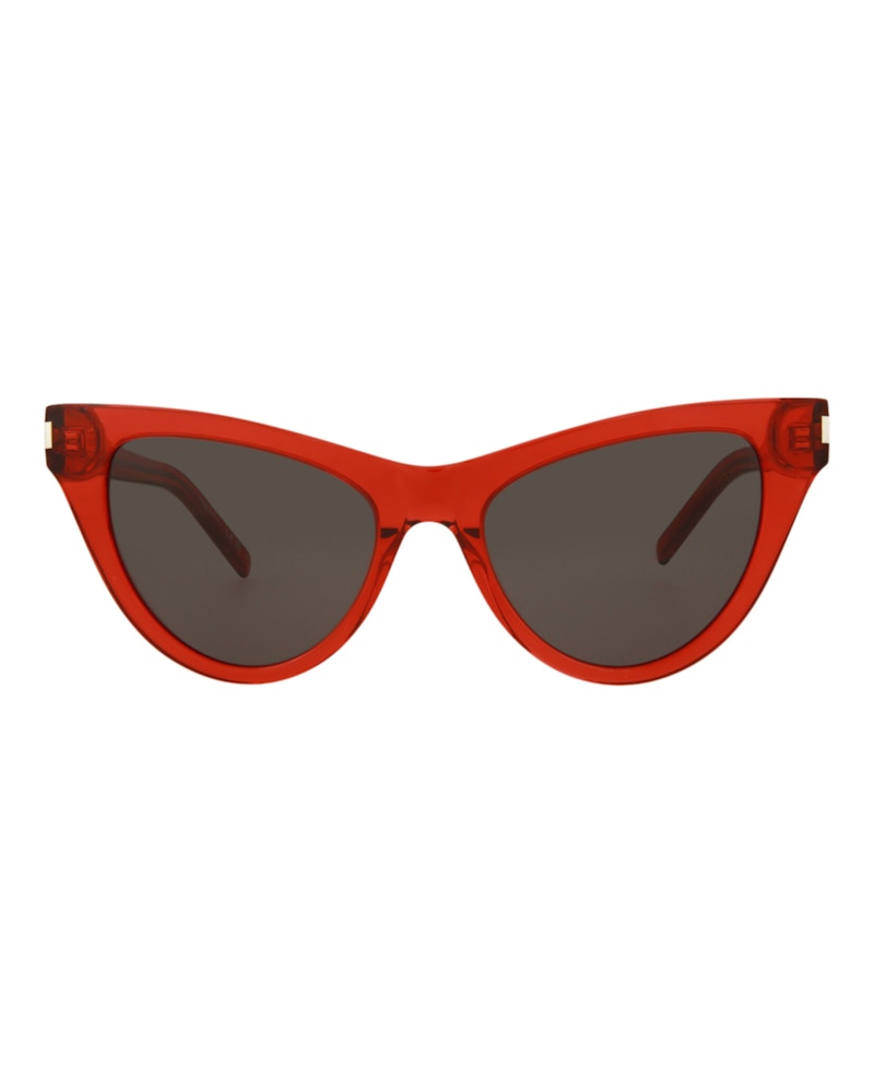 Saint Laurent Cat Eye Sunglasses Red/Red/Black (Sl425-30010666-005)