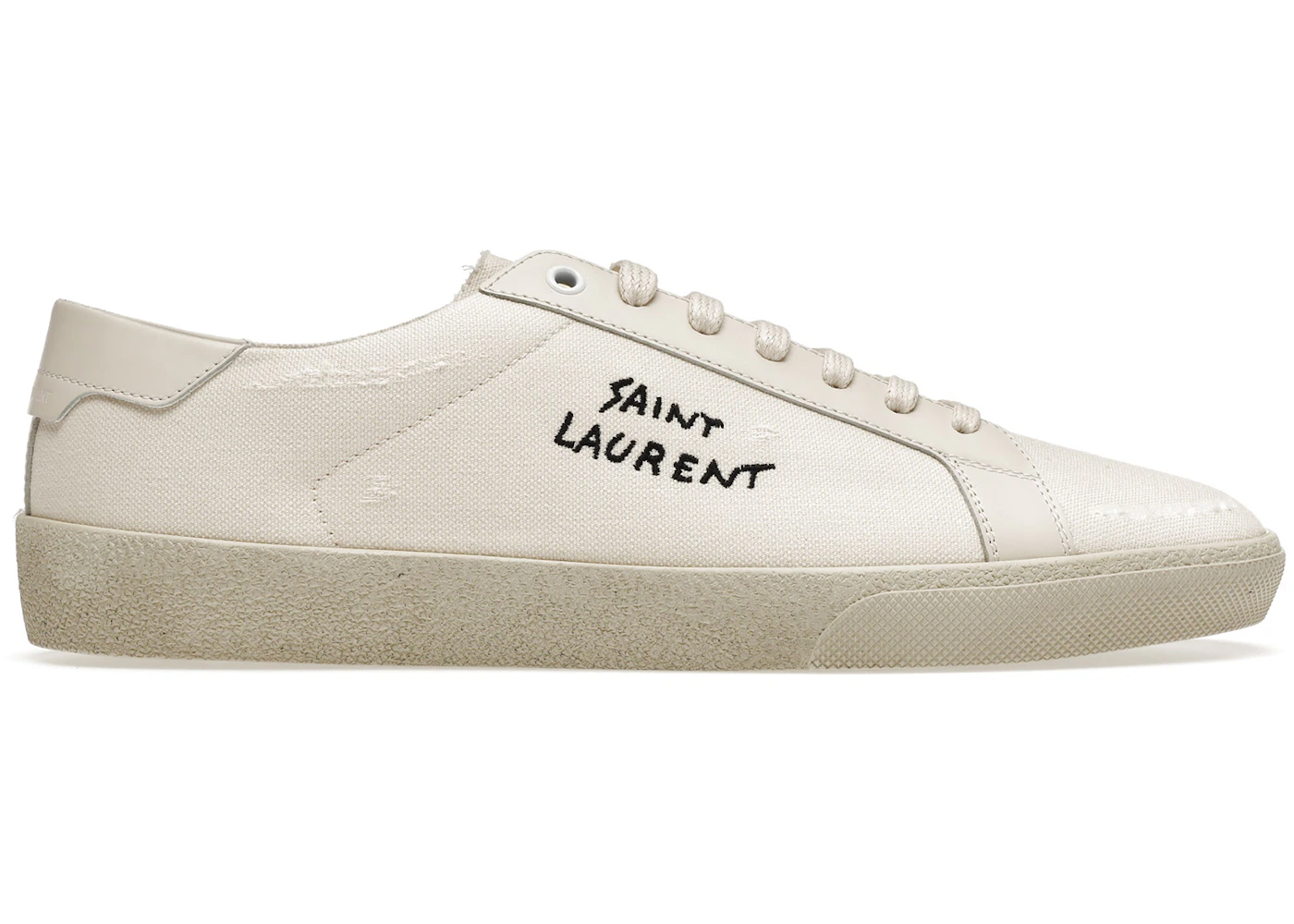 Suede Ysl Sneakers Men SL/61 Sneakers In Smooth Leather And Suede