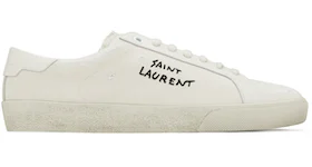 Saint Laurent Court Classic SL/06 Low Distressed Cream (Women's)