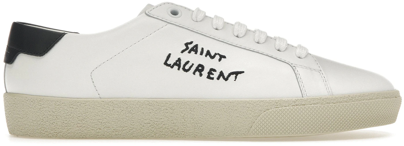 Saint Laurent Court Classic SL/06 Optic White Black (Women's ...
