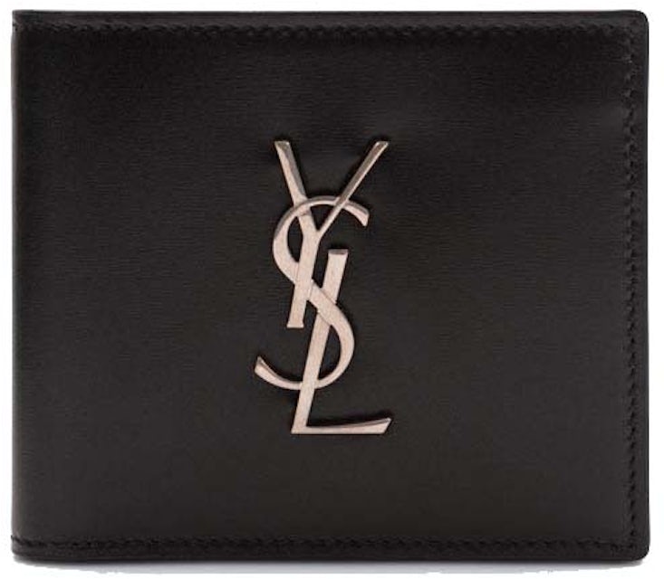 YSL Monogram Pebbled Leather Bifold Wallet