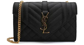Saint Laurent Envelope Bag Small Black