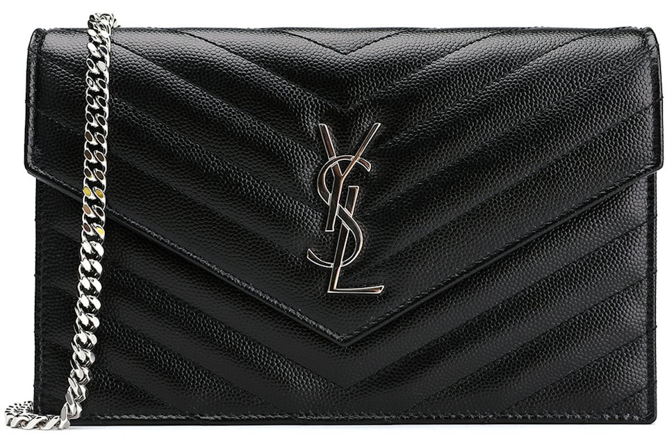 Black ysl wallet Clearance