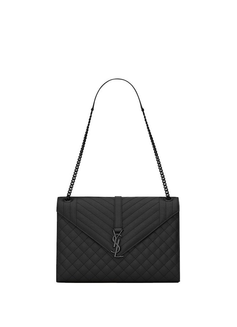 Ysl envelope small bag in grain de cheap poudre embossed leather