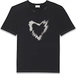 Buy Palm Angels St. Moritz Heart Sprayed Hoodie 'Black/Blue' -  PMBB003F21FLE0011045