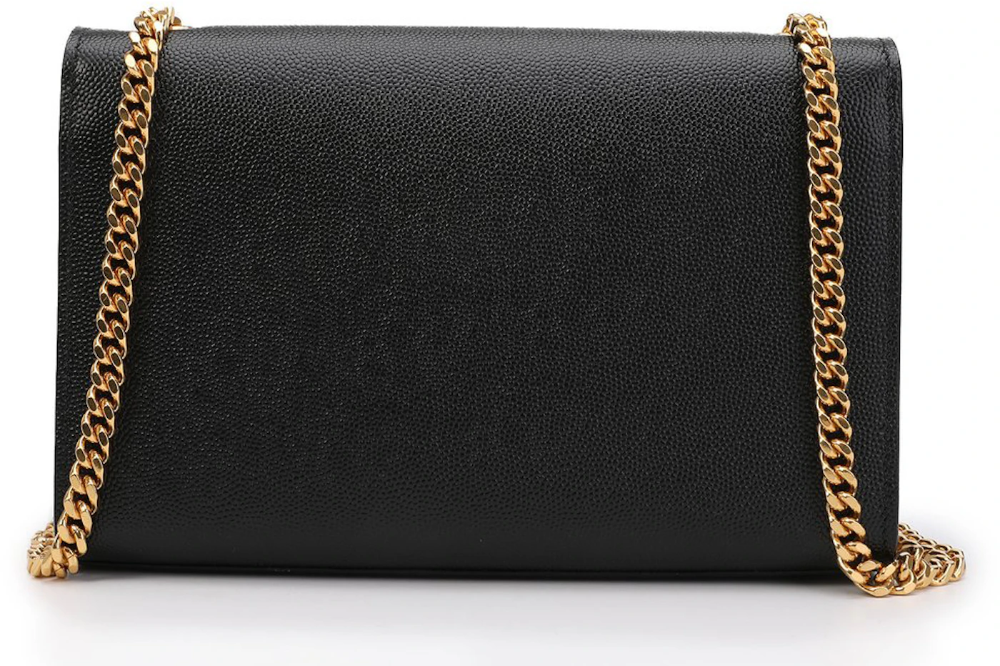 Saint Laurent Kate Shoulder Bag Black in Leather with Gold-tone - US