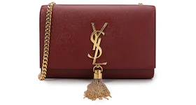Saint Laurent Kate Shoulder Bag Red