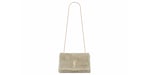 Saint Laurent Kate Supple/Reversible Suede Chain Bag Medium Clay
