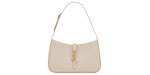 Saint Laurent Le 5 A 7 Hobo Bag In Smooth Leather Blanc Vintage