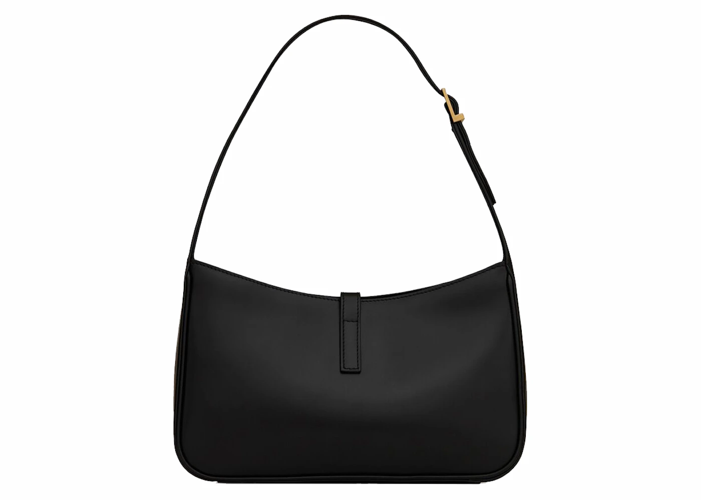 Saint Laurent Le 5 A 7 Hobo Bag In Smooth Leather Noir in Smooth ...