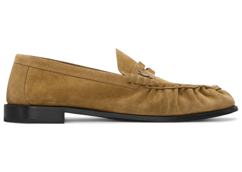 Men's Saint Laurent Le Loafer 15 Moc Sneakers in Cuoio