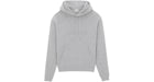 Saint Laurent Kapuzenpulli mit Logo, bestickt, Grau